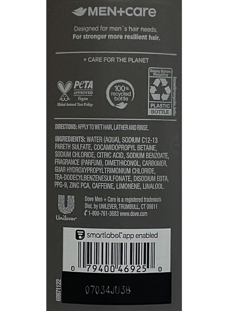 دوف شامبو وبلسم 2 في 1 للرجال هيدريشن فيول للشعر وفروة الرأس – 603 مل - Image 3